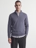 Jack & Jones Strickjacke mit Viertelreißverschluss in Turbulence 1
