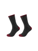 camano Socken 2er Pack warm & cozy in Schwarz mix