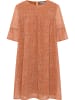 DreiMaster Vintage Kleid in Orange Mehrfarbig
