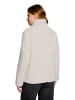 BETTY & CO Plüschjacke mit Stehkragen in cream