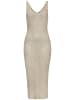 LASCANA Strickkleid in beige-goldfarben