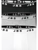 JBS Long Short / Pant Organic Cotton in Schwarz / Grau / Weiß