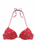 S. Oliver Push-Up-Bikini-Top in rot-weiß