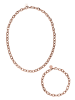 PURELEI Schmuckset Flowing Rosegold