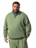 Men Plus Sweatjacke in salbeigrün