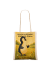 Mr. & Mrs. Panda Tote Bag Pinguin Marienkäfer Design mit Spruch in Weiß