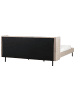 Beliani Doppelbett ARETTE in Beige - (W) 204 x (H) 95 x (L) 215 cm