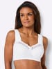 WITT WEIDEN Entlastungs-BH ohne Bügel in weiß