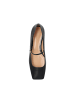 Gianvito Rossi Schwarz Kalbsleder Ballerina Flache Schuhe