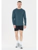 Endurance Langarmshirt Abdon in 2178 Orion Blue