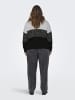 ONLY Carmakoma Strickpullover in Light Grey Melange