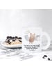 Mr. & Mrs. Panda Kaffeebecher Fledermaus Gespenster mit Spruch in Transparent