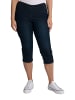 Ulla Popken Caprijeans in dark blue denim