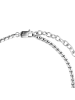 Tom Tailor Halskette Edelstahl in silber
