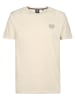 Petrol Industries Logo-T-Shirt Cosmos in Weiß