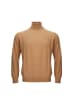 KANGRA Braun Wolle Rollkragenpullover