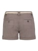 Eight2Nine Shorts Gürtel Eingrifftaschen Regular Fit Zip-Fly in Braun