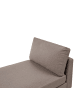 Beliani Chaiselongue ARCHIANE  in Beige/Schwarz - (W) 170 x (H) 60 x (L) 85 cm