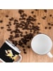 Mr. & Mrs. Panda Camping Emaille Tasse 14. Hochzeitstag Elfenbei... in Schwarz