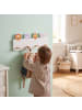 relaxdays Kindergarderobe in Braun/ Orange - (B)40 x (H)20 x (T)5,5 cm