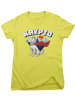 Superman Shirt "Krypto The Superdog Girly Tee" in Gelb