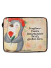 Mr. & Mrs. Panda Laptop Tasche Jungfrau Astrologie Design mit Sp... in Weiß