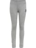 Hummel Leggings Hmlmove Grid Cotton Tights Kids in GREY MELANGE