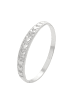 faina Women Bangle Bracelet With Rhinestones in Silver