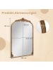 COSTWAY Barock Spiegel 66 x 95 cm in Gold