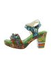 LAURA VITA Plateau Sandaletten in Grün