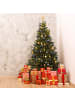 relaxdays 72-tlg. Weihnachtskugeln Set in Schwarz