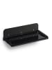 relaxdays Betttisch in Schwarz - (B)30 x (H)8,5 x (T)22 cm