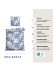 Schiesser Baumwollsatin-Bettwäsche-Set Vera in Blau