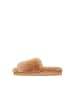 Flip Flop Hausschuh "slide*fur 2" in braun