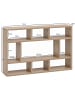 FineBuy Wandregal in Grau / Spanplatte / 75x16x51