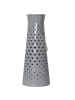 STAR Trading LED Solar-Laterne ,Romby, Metall, Dämmerungssensor, grau, 38,5cm