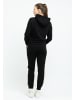 Tom Barron Freizeitanzug Tom Barron Line Pattern Sweatshirt Hoddie And Pant Set in black