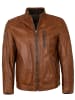 Milestone Lederjacke Lammnappa in Cognac
