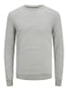 Jack & Jones Strickpullover 'Atlas' in hellgrau