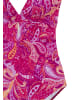 Vivance Badeanzug in pink bedruckt