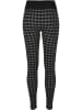 Urban Classics Urban Classics Damen Ladies Seamless Heritage Leggings in blackhoundstooth