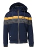 KOROSHI Sweatshirtjacke in blau