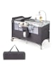 COSTWAY 5 in 1 Beistellbett klappbar in Grau