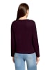 CARTOON Strickpullover mit Rundhalsausschnitt in Dark Dahlia