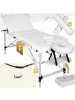 tectake 3-Zonen-Massagetisch-Set, Maße: 210 x 95 x 89 cm, Polsterung 5 cm