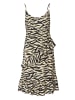 KOROSHI Kurzes kleid mit trÃ¤gern im animal-print. in SCHWARZ