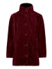 BETTY & CO Outdoorjacke mit Kunstfellkragen in Fall Burgundy
