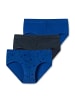 Schiesser Sportslips / Unterhosen Kids Boys 95/5 Organic Cotton in Blau gemustert