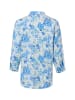 Franco Callegari Leinenbluse in royal - 0045