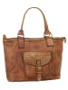 Samantha Look Shopper echt Leder in cognac